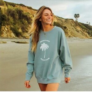 Beach Riot Light Blue Sweatshirt